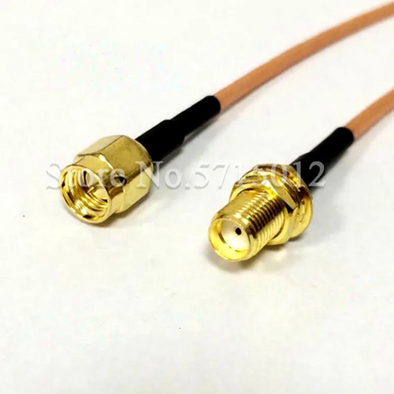 

1pcs SMA Male Turn to Famale Head Plug Antenna Connecting Wire RF Coaxial Adaptor 15cm RG316 Cable