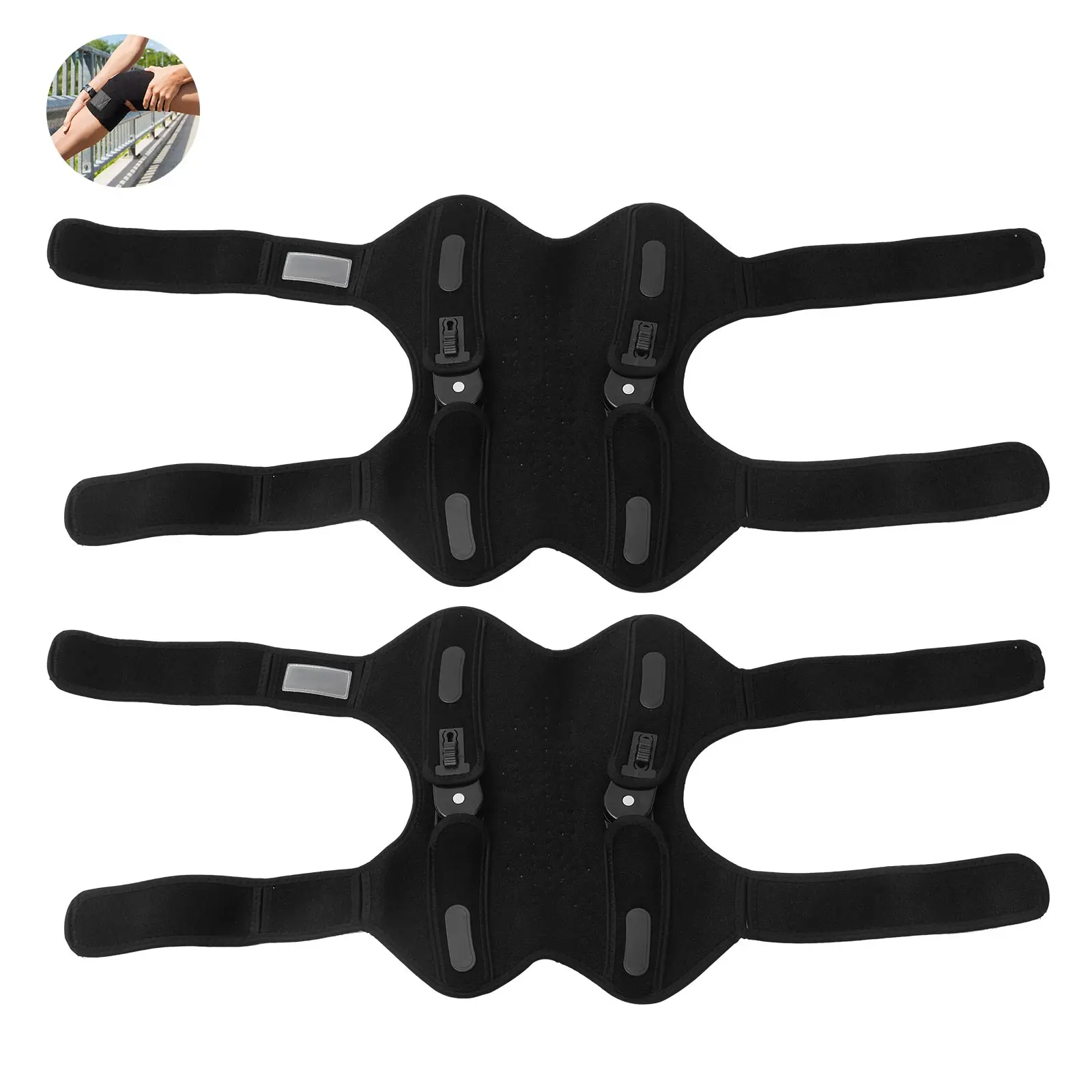 2PCs Sports Knee Booster Comfortable Elastic Knee Pads Support Wear Resistant Fitness Gear Basketball Volleyball Brace Protector
2PCs Sports Knee Booster Comfortable Elastic Knee Pads Support Wear Resistant Fitness Gear Basketball Volleyball Brace Protector