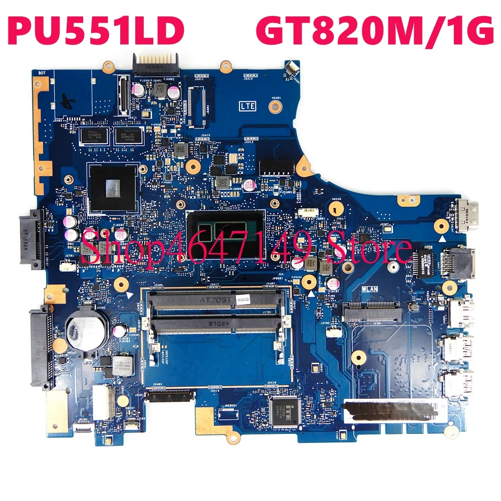 PU551LD GT820M/1G Mainboard For ASUS PRO551L PU551LA PU551L PU551LD laptop motherboard PU551LD Motherboard 100% Tested
PU551LD GT820M/1G Mainboard For ASUS PRO551L PU551LA PU551L PU551LD laptop motherboard PU551LD Motherboard 100% Tested