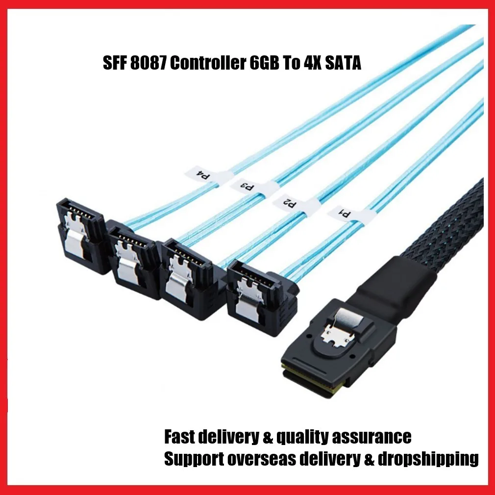 INSTOCK!Mini SAS To SATA Adapter Converter,Mini SAS SFF 8087 Controller 6Gb To 4X SATA Forward Breakout Cable,Sff-8087 To 4 SATA
INSTOCK!Mini SAS To SATA Adapter Converter,Mini SAS SFF 8087 Controller 6Gb To 4X SATA Forward Breakout Cable,Sff-8087 To 4 SATA