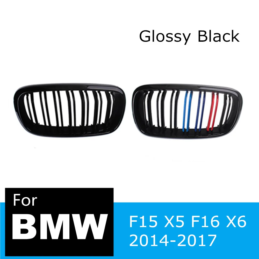Front Hood Kidney Grille Bumper Black Dual Grill Fit For BMW F15 X5 F16 X6 2014-2017 Car Accessories Replacement Part
Front Hood Kidney Grille Bumper Black Dual Grill Fit For BMW F15 X5 F16 X6 2014-2017 Car Accessories Replacement Part