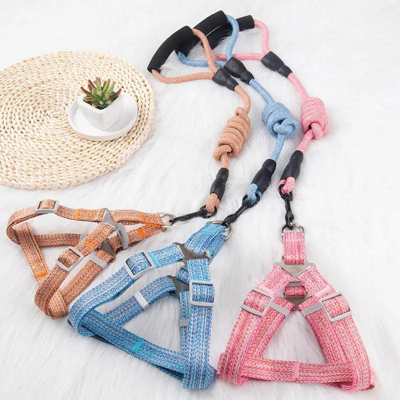 Pet Dog Collars Set Adjustable Buckle Leash Traction rope Small And Large Dogs Harness Chihuahua Leash Dog Pets Harness Vest
Pet Dog Collars Set Adjustable Buckle Leash Traction rope Small And Large Dogs Harness Chihuahua Leash Dog Pets Harness Vest