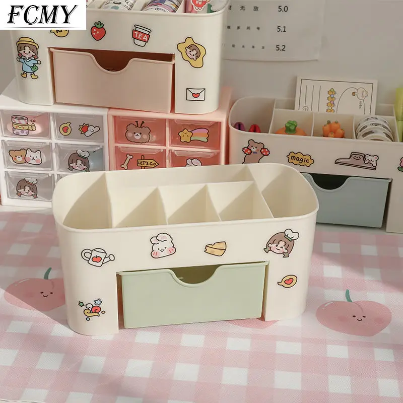 Plastic Makeup Organizer MakeUp Brush Storage Box with Drawer Cotton Swab Stick Storage Case Escritori Organizador De Maquillaje
Plastic Makeup Organizer MakeUp Brush Storage Box with Drawer Cotton Swab Stick Storage Case Escritori Organizador De Maquillaje