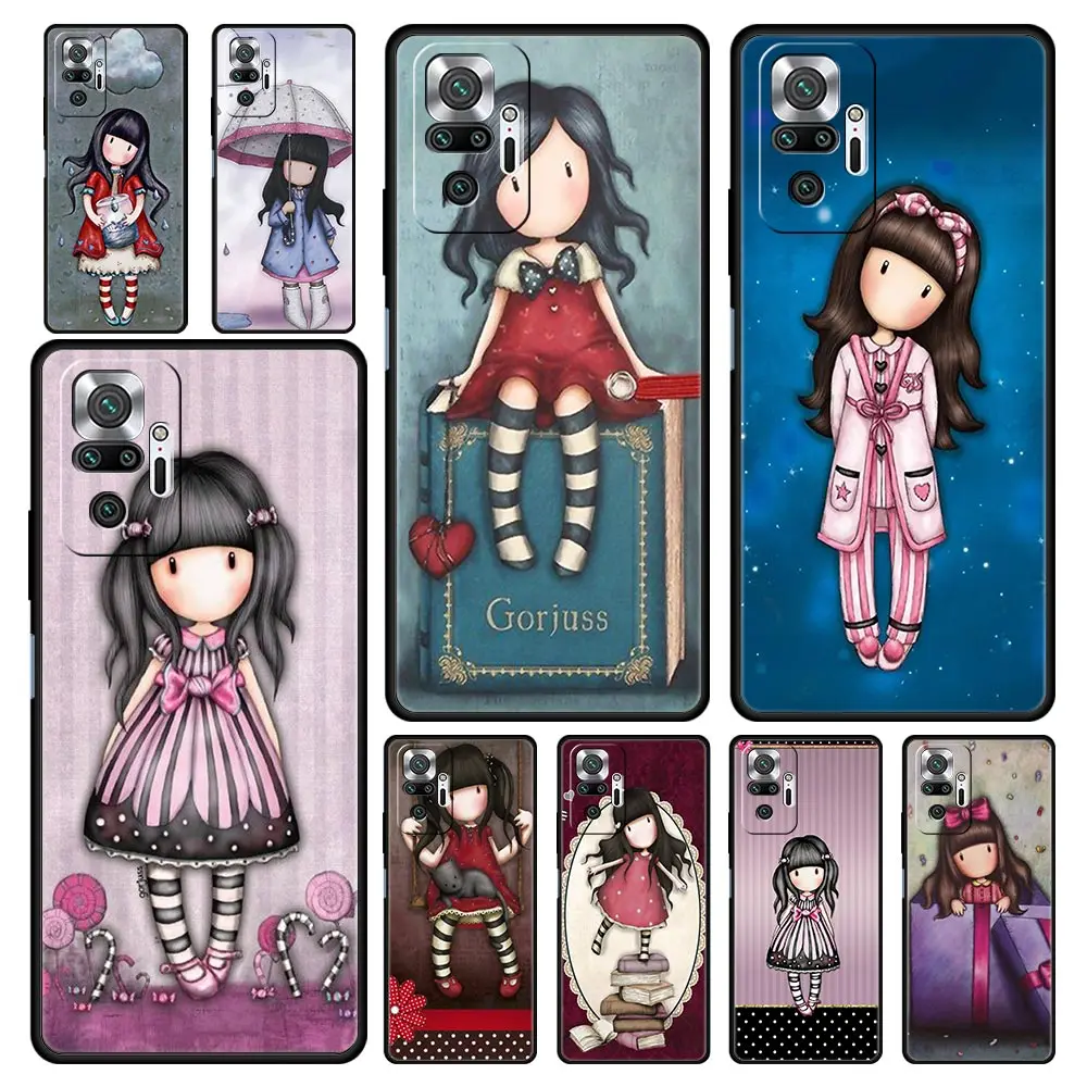 Girl Kid Art IllustrationGorjuss Funda For Xiaomi Redmi Note 9S 9 8 11 10 Pro 7 8T K40 9C 9A 7A 8A Black Soft Phone Coque 
Girl Kid Art IllustrationGorjuss Funda For Xiaomi Redmi Note 9S 9 8 11 10 Pro 7 8T K40 9C 9A 7A 8A Black Soft Phone Coque