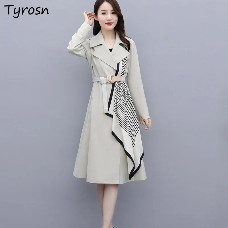 Trench Women Designed Patchwork Adjustable Waist Elegant Ladies Trendy Loose Outwear Streetwear Femme M-5XL Windbreaker Casual
Trench Women Designed Patchwork Adjustable Waist Elegant Ladies Trendy Loose Outwear Streetwear Femme M-5XL Windbreaker Casual