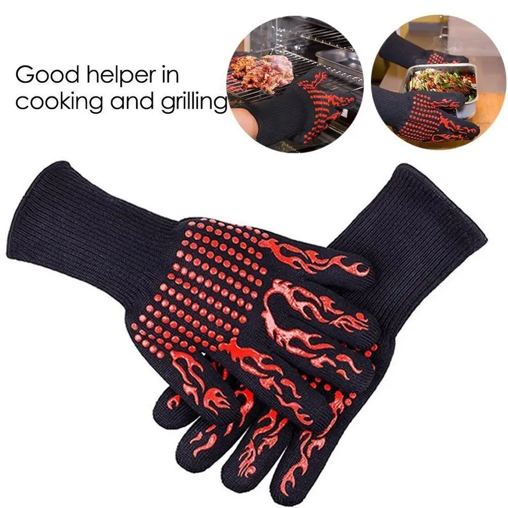 2pcs Fireproof Gloves Barbeque Kevlar 500 Degree BBQ Flame Retardant Fireproof Oven Gloves for Heat Insulation Microwave Oven
2pcs Fireproof Gloves Barbeque Kevlar 500 Degree BBQ Flame Retardant Fireproof Oven Gloves for Heat Insulation Microwave Oven