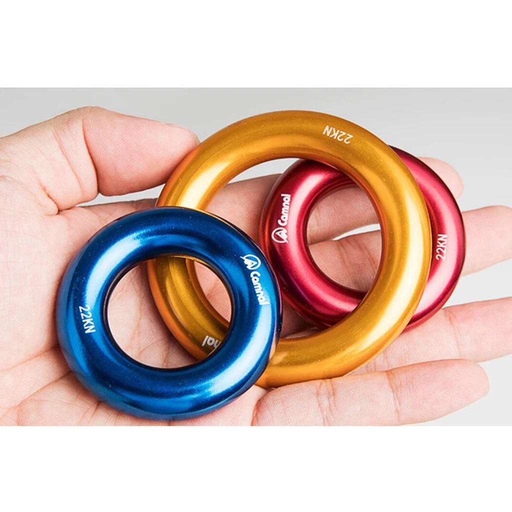 2pcs Aluminum Rappel Ring O-Ring 22KN Rappel Rings Mountaineering Rescue Belay Connector for Rock Climbing Arborist Hammocks
2pcs Aluminum Rappel Ring O-Ring 22KN Rappel Rings Mountaineering Rescue Belay Connector for Rock Climbing Arborist Hammocks