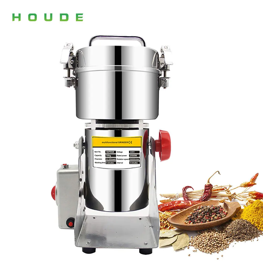 Dry Food Grinder Grains Spices Hebals Cereals Coffee Beans 2500W Electric Mill Grinding Machine Gristmiller Flour Powder Crusher
Dry Food Grinder Grains Spices Hebals Cereals Coffee Beans 2500W Electric Mill Grinding Machine Gristmiller Flour Powder Crusher