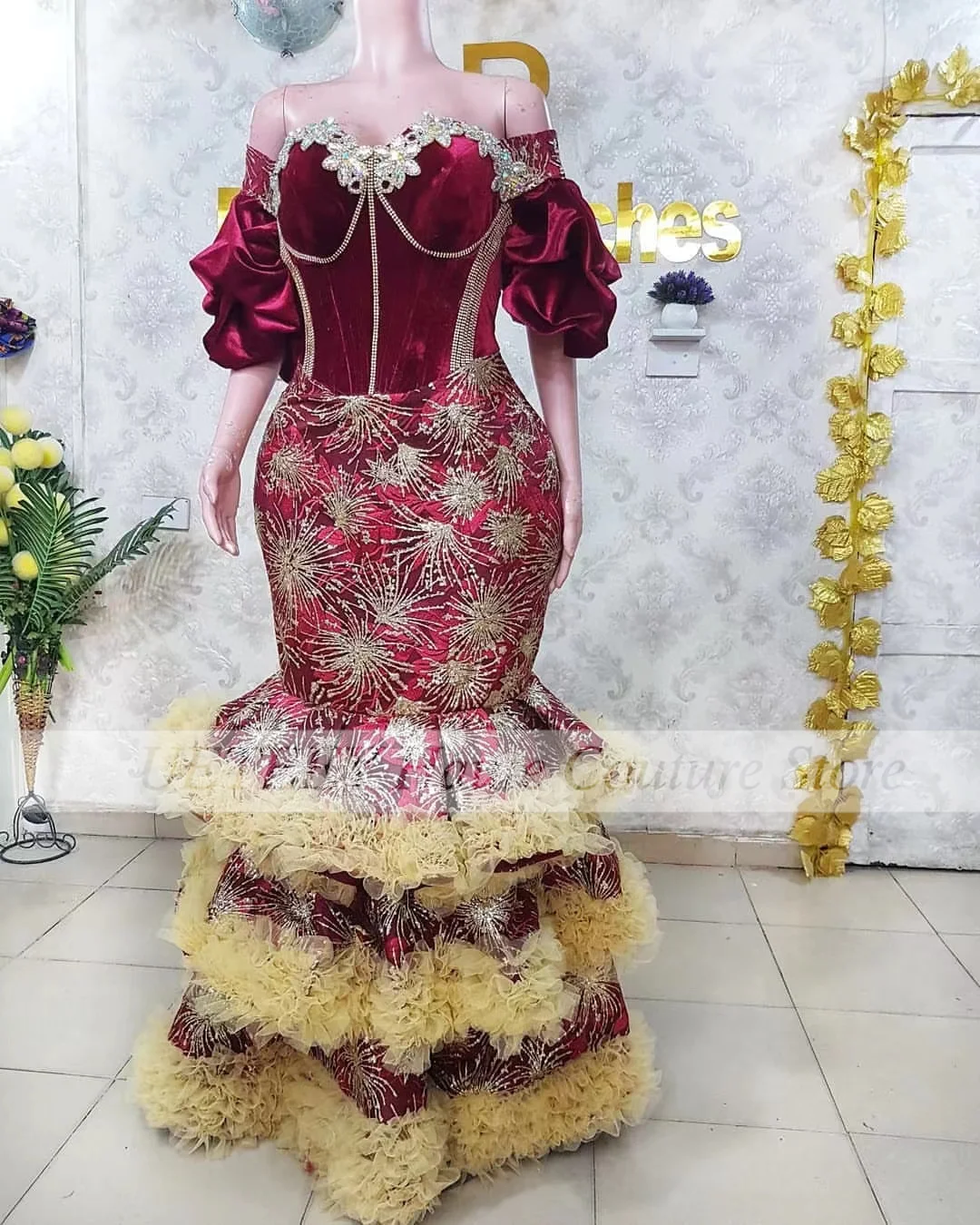 Luxury Formal Evening Dress Sweetheart Long Sleeve Heading Sequin Velvet Elegant Party Prom Dress Robe De Soirée De Mariage
Luxury Formal Evening Dress Sweetheart Long Sleeve Heading Sequin Velvet Elegant Party Prom Dress Robe De Soirée De Mariage