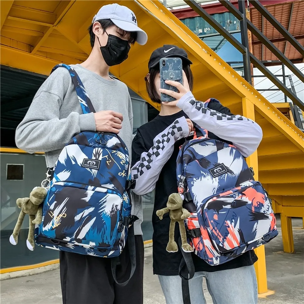 2020 New Fashion Camo Backpack Chao Cool Personality Student Schoolbag Leisure Travel Backpacks for Men and Women
2020 New Fashion Camo Backpack Chao Cool Personality Student Schoolbag Leisure Travel Backpacks for Men and Women