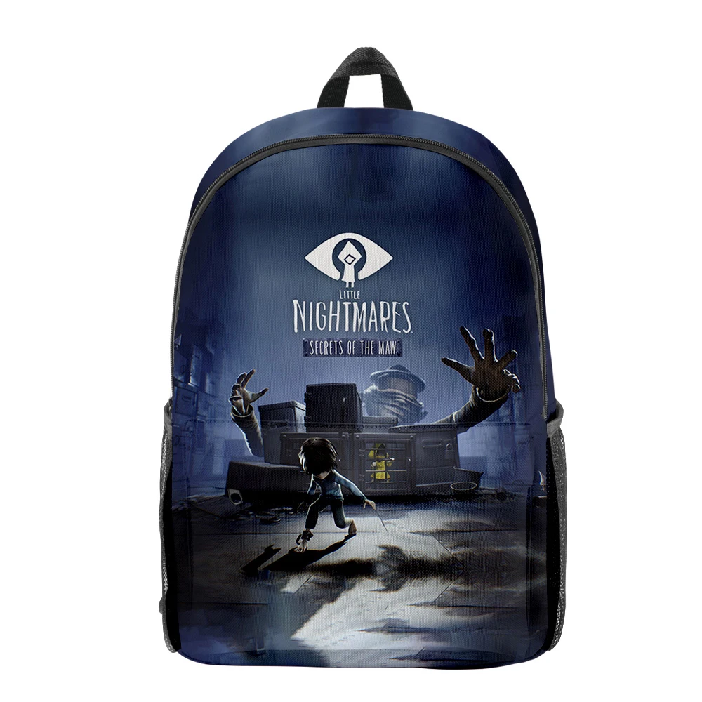 Luxury Little Nightmares 2 School Bags Boys Girls Mini Travel Bags 3D Oxford Waterproof Notebook Fashion Shoulder Backpacks
Luxury Little Nightmares 2 School Bags Boys Girls Mini Travel Bags 3D Oxford Waterproof Notebook Fashion Shoulder Backpacks