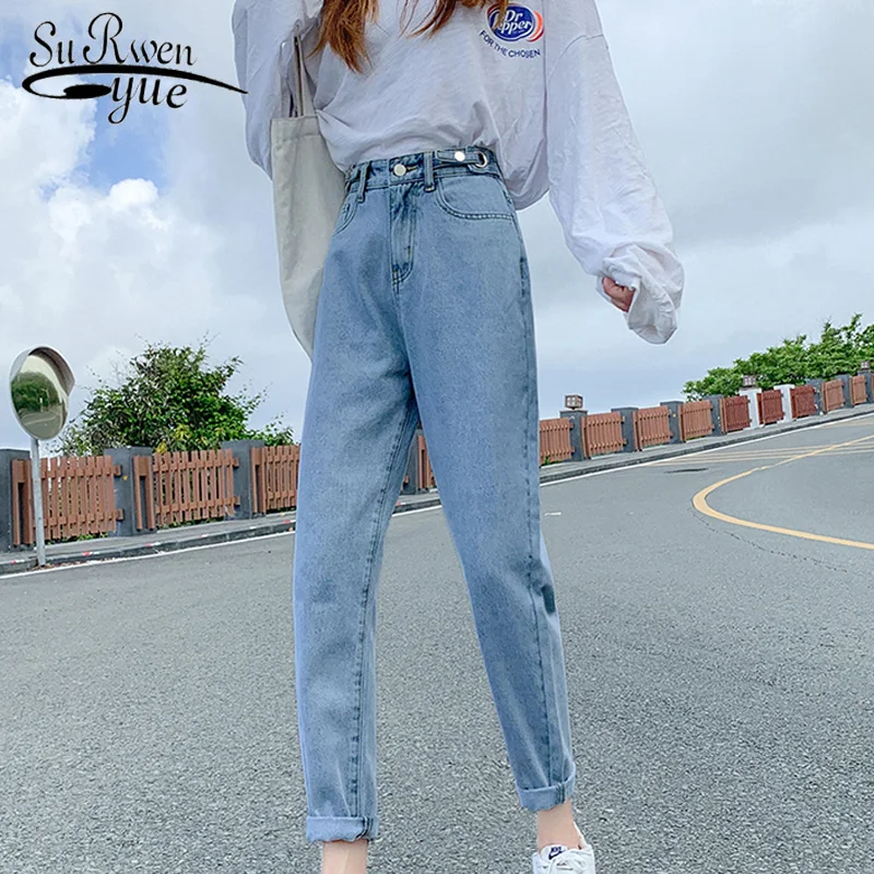 High Waist JeansCasual Womens Jeans 2021 Autumn Slim Loose Office Lady Denim Trousers with Blue Gray Vintage 10738
High Waist JeansCasual Womens Jeans 2021 Autumn Slim Loose Office Lady Denim Trousers with Blue Gray Vintage 10738