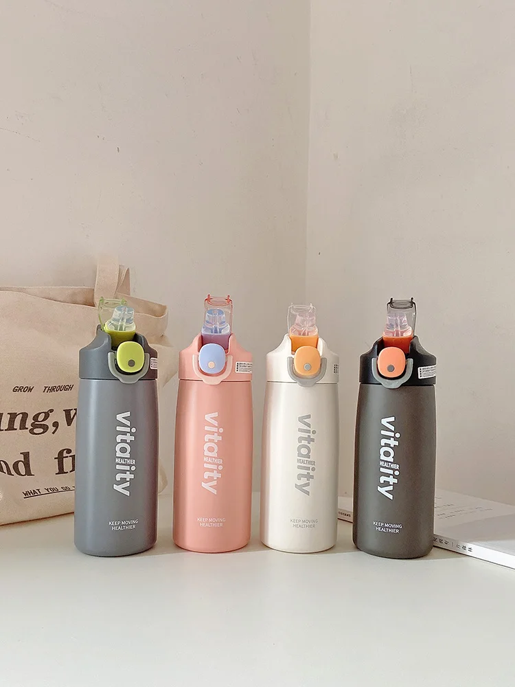High appearance outdoor thermos cup with straw Japanese portable office Cup Men's and women's water cup 500ml
High appearance outdoor thermos cup with straw Japanese portable office Cup Men's and women's water cup 500ml