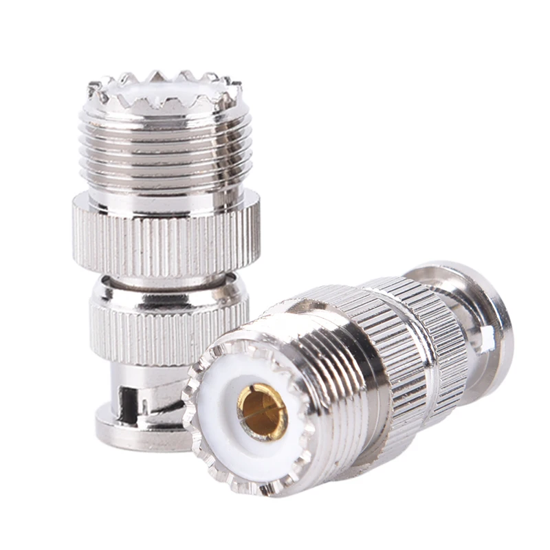 1pc BNC Male Plug To UHF SO239 PL-259 Female Jack RF Coaxial Adapter Cable Connector 
1pc BNC Male Plug To UHF SO239 PL-259 Female Jack RF Coaxial Adapter Cable Connector