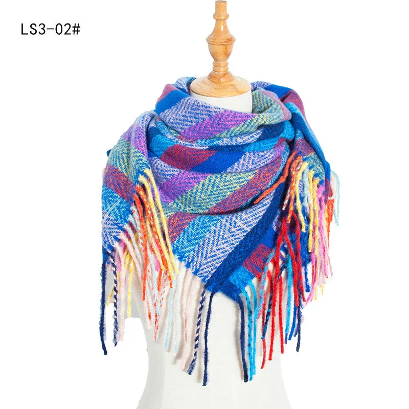 Winter Scarf Women Plaid Scarves With Tassels Square Pashmina Soft Scarf For Women Bandana Women Scarves Warm Shawl And Wraps
Winter Scarf Women Plaid Scarves With Tassels Square Pashmina Soft Scarf For Women Bandana Women Scarves Warm Shawl And Wraps