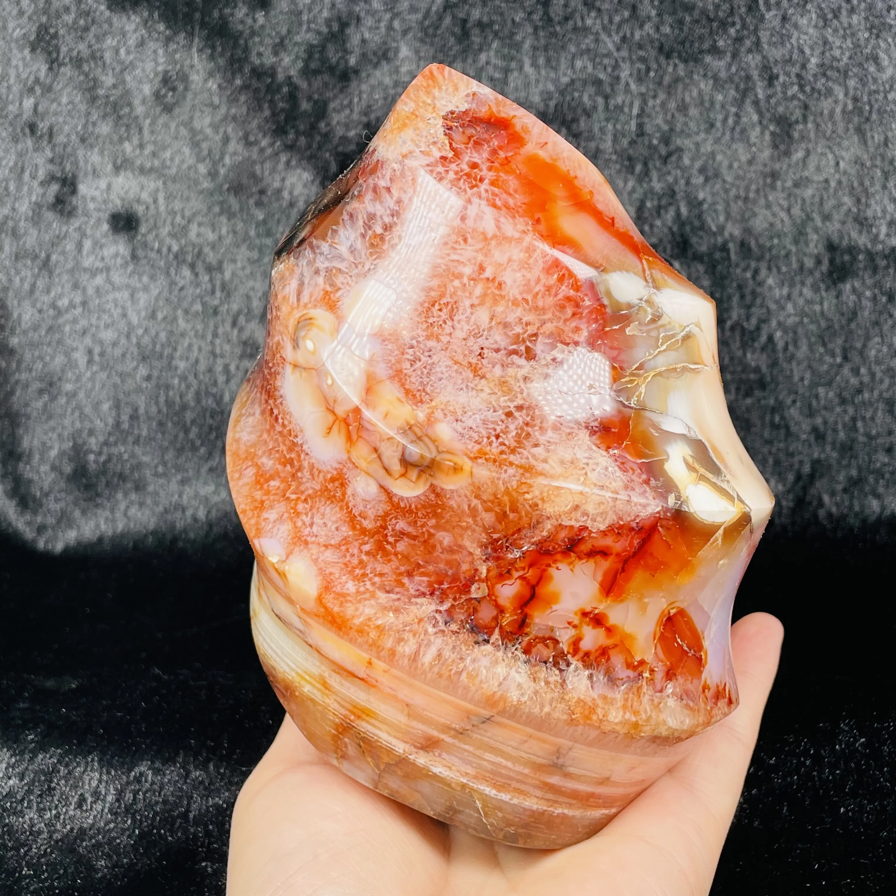 Natural Agate Torch Flame Freeform Specimen Meditation Chakra Healing Home Decoration 1PCS
Natural Agate Torch Flame Freeform Specimen Meditation Chakra Healing Home Decoration 1PCS