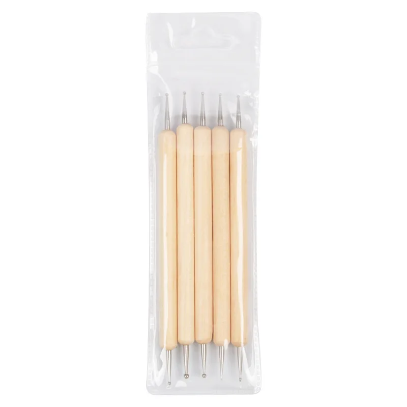 5Pcs Wooden Ball Stylus Dotting Tools Set Embossing Pattern Clay Sculpting Modeling Tools For Manicure Rhinestone Picker Tool
5Pcs Wooden Ball Stylus Dotting Tools Set Embossing Pattern Clay Sculpting Modeling Tools For Manicure Rhinestone Picker Tool