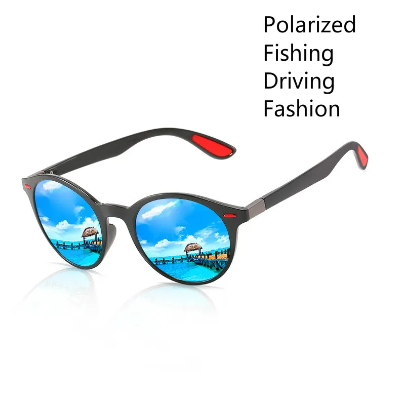Polarized Sunglasses Men Women TR Frame Round Sun Glasses UV400 Male Eyewear with Glasses Case
Polarized Sunglasses Men Women TR Frame Round Sun Glasses UV400 Male Eyewear with Glasses Case