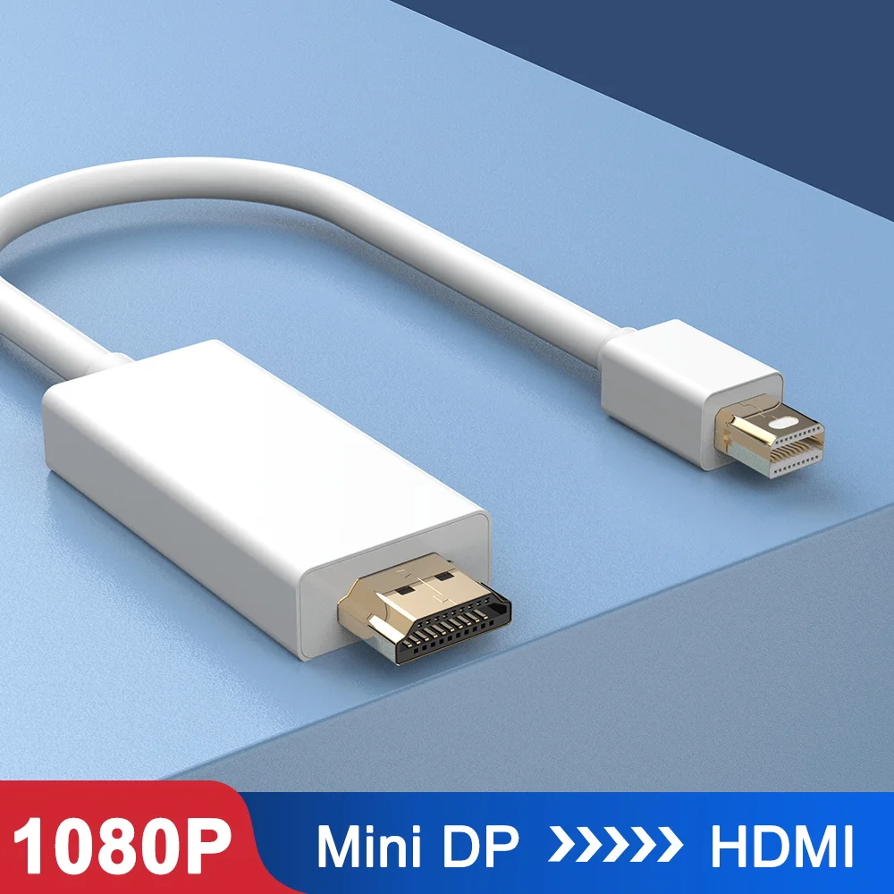 Кабель Mini Displayport HDMI 1080P Thunderbolt конвертер для MacBook Pro Air Apple DP адаптер 1 8 м 3 м|mini displayport