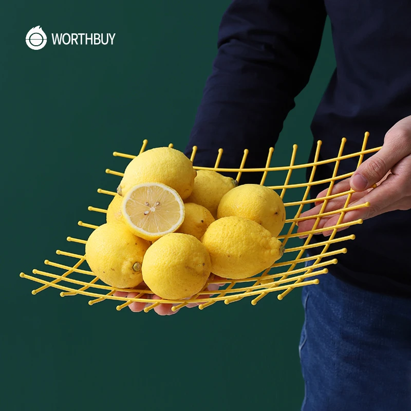 WORTHBUY Metal Fruit Basket Mesh Storage Bowls Kitchen Egg Dessert Holder Nordic Wire Snack Bread Vegetable Organizer Minimalist
WORTHBUY Metal Fruit Basket Mesh Storage Bowls Kitchen Egg Dessert Holder Nordic Wire Snack Bread Vegetable Organizer Minimalist