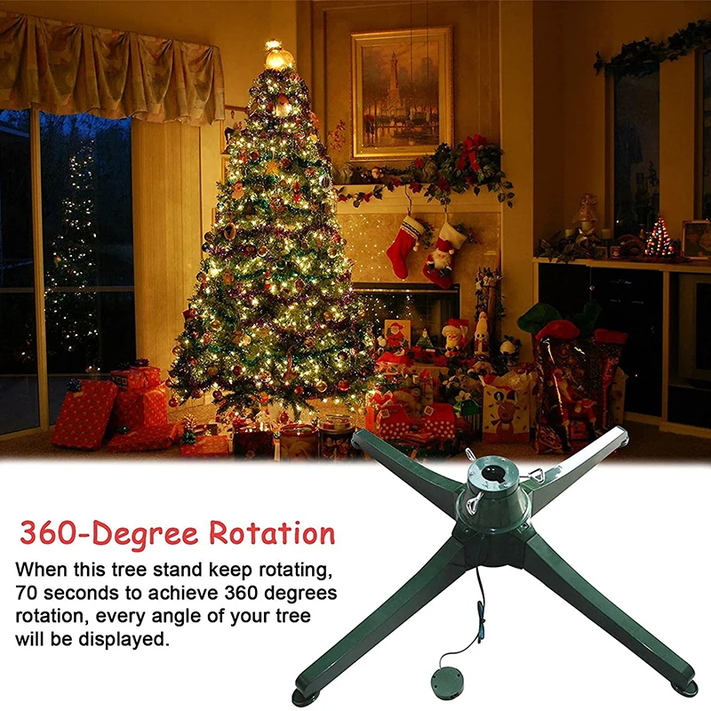 Rotating Christmas Tree Base Detachable Electric Xmas Tree Stand Heavy Duty Tree Holder Easy Installation Christmas Decor LBS
Rotating Christmas Tree Base Detachable Electric Xmas Tree Stand Heavy Duty Tree Holder Easy Installation Christmas Decor LBS