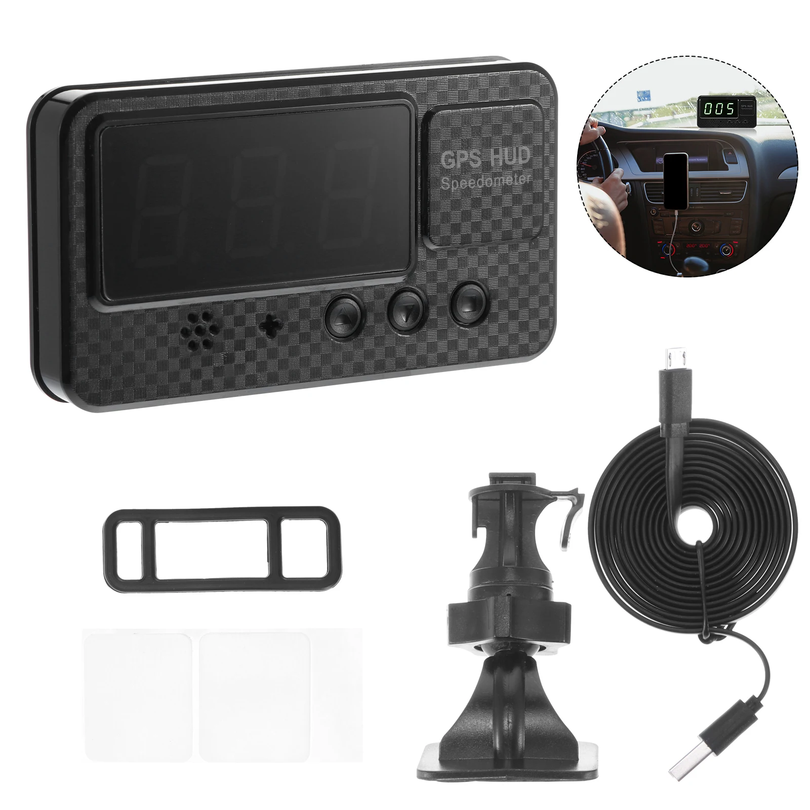 AOZBZ C60S Digital GPS Car Speedometer Car Front HUD Head-Up Display with Over Speed Fatigue Driving Alert for Cars Trucks Bus
AOZBZ C60S Digital GPS Car Speedometer Car Front HUD Head-Up Display with Over Speed Fatigue Driving Alert for Cars Trucks Bus