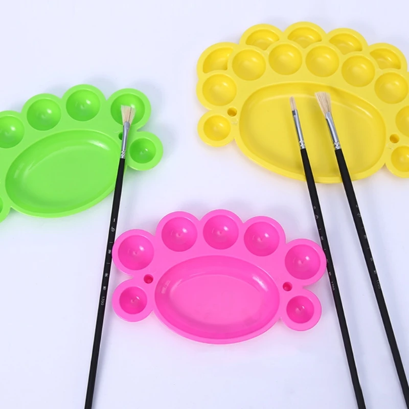 Portable 16-grid Colrful Paint Palette Tray Colored Footprint Style Paint Palette Ideal for Indoor Outdoor Painting
Portable 16-grid Colrful Paint Palette Tray Colored Footprint Style Paint Palette Ideal for Indoor Outdoor Painting