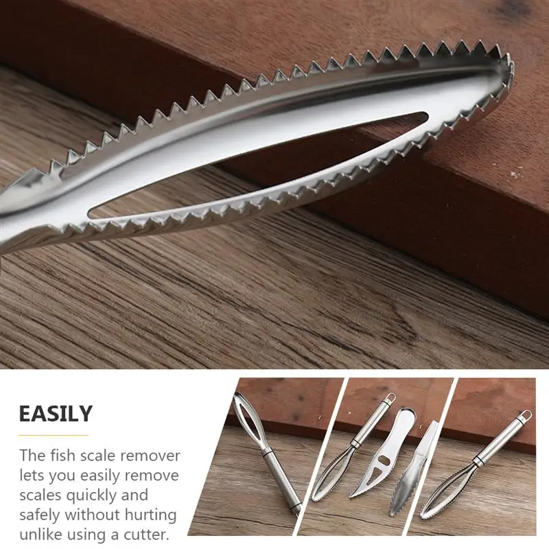 Stainless Steel Fish Scale Scraper Fish Scale Remover Fish Scraper Fast Remove Fish Cleaning Peeler Scraper Kitchen tool
Stainless Steel Fish Scale Scraper Fish Scale Remover Fish Scraper Fast Remove Fish Cleaning Peeler Scraper Kitchen tool