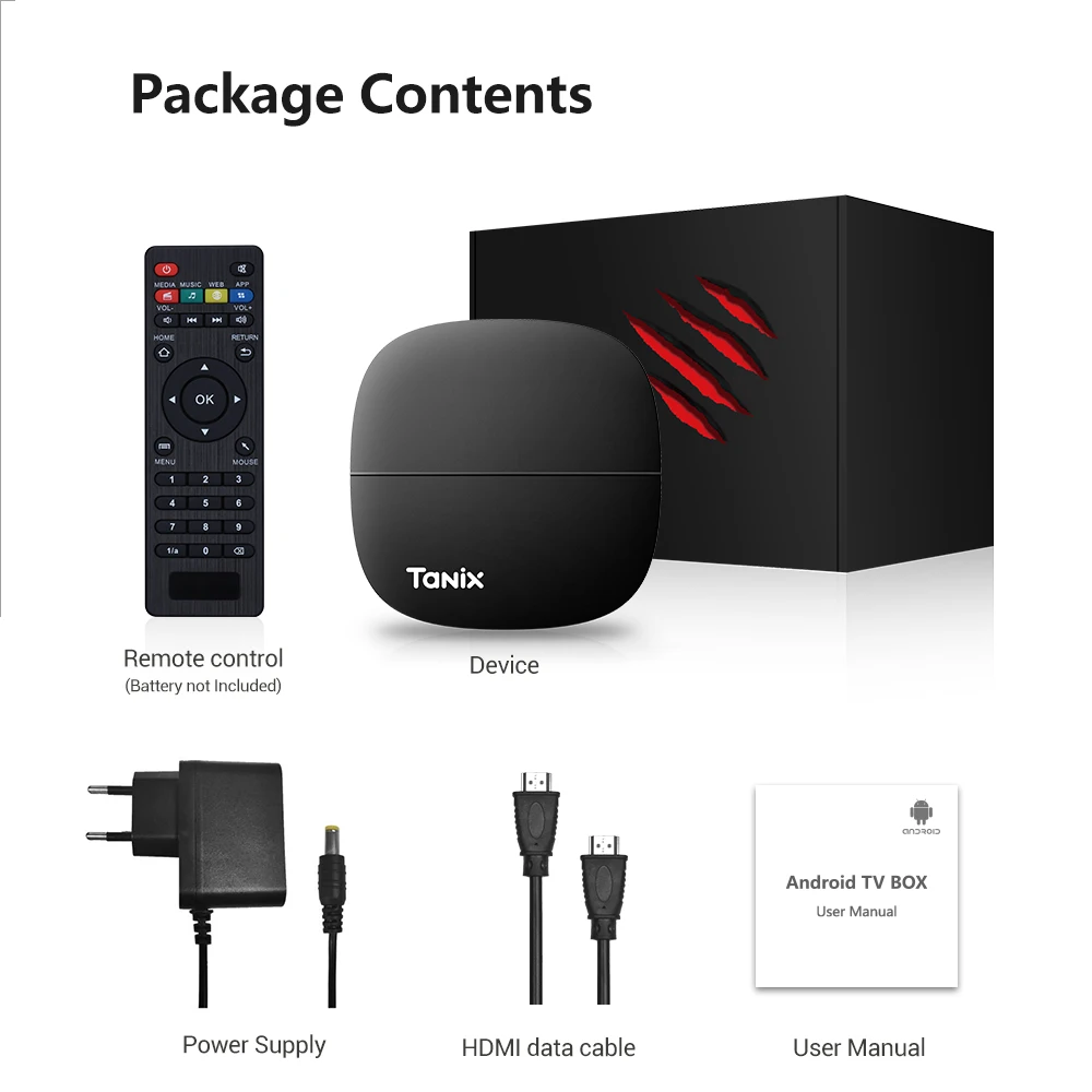 Tanix A3 Allwinner H313 Android 10.0 Smart TV Box HDMI 2.0 Media Player 2.4G WIFI 4K 60HZ USB 2.0 Airplay Miracast Set Top Box
Tanix A3 Allwinner H313 Android 10.0 Smart TV Box HDMI 2.0 Media Player 2.4G WIFI 4K 60HZ USB 2.0 Airplay Miracast Set Top Box