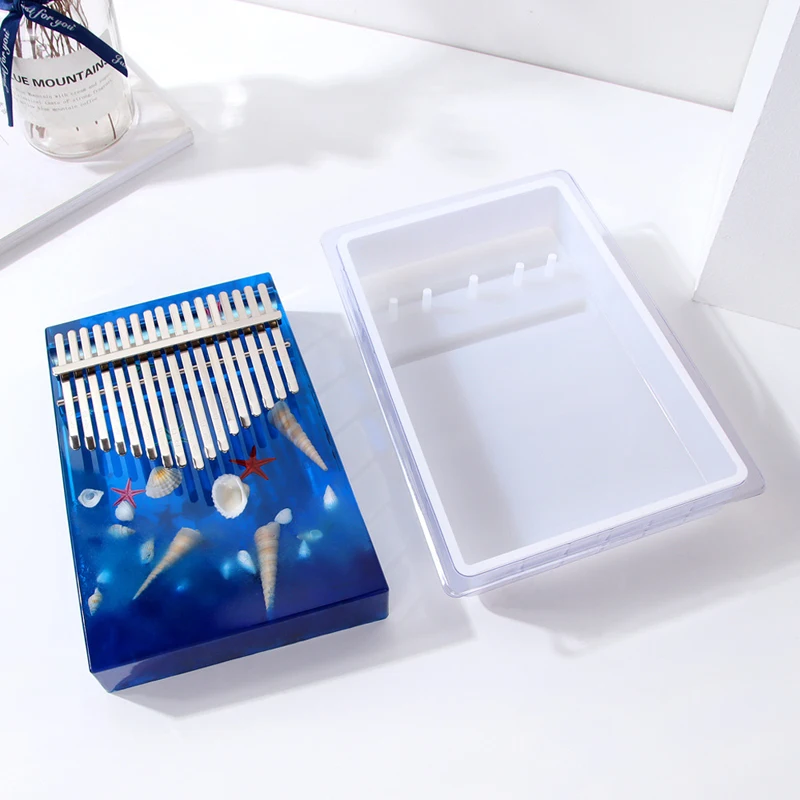 17 Tone Kalimba Resin Molds Thumb Piano Epoxy Silicone Molds DIY Crafts Casting Tools Perfect Handmade Music Gifts
17 Tone Kalimba Resin Molds Thumb Piano Epoxy Silicone Molds DIY Crafts Casting Tools Perfect Handmade Music Gifts