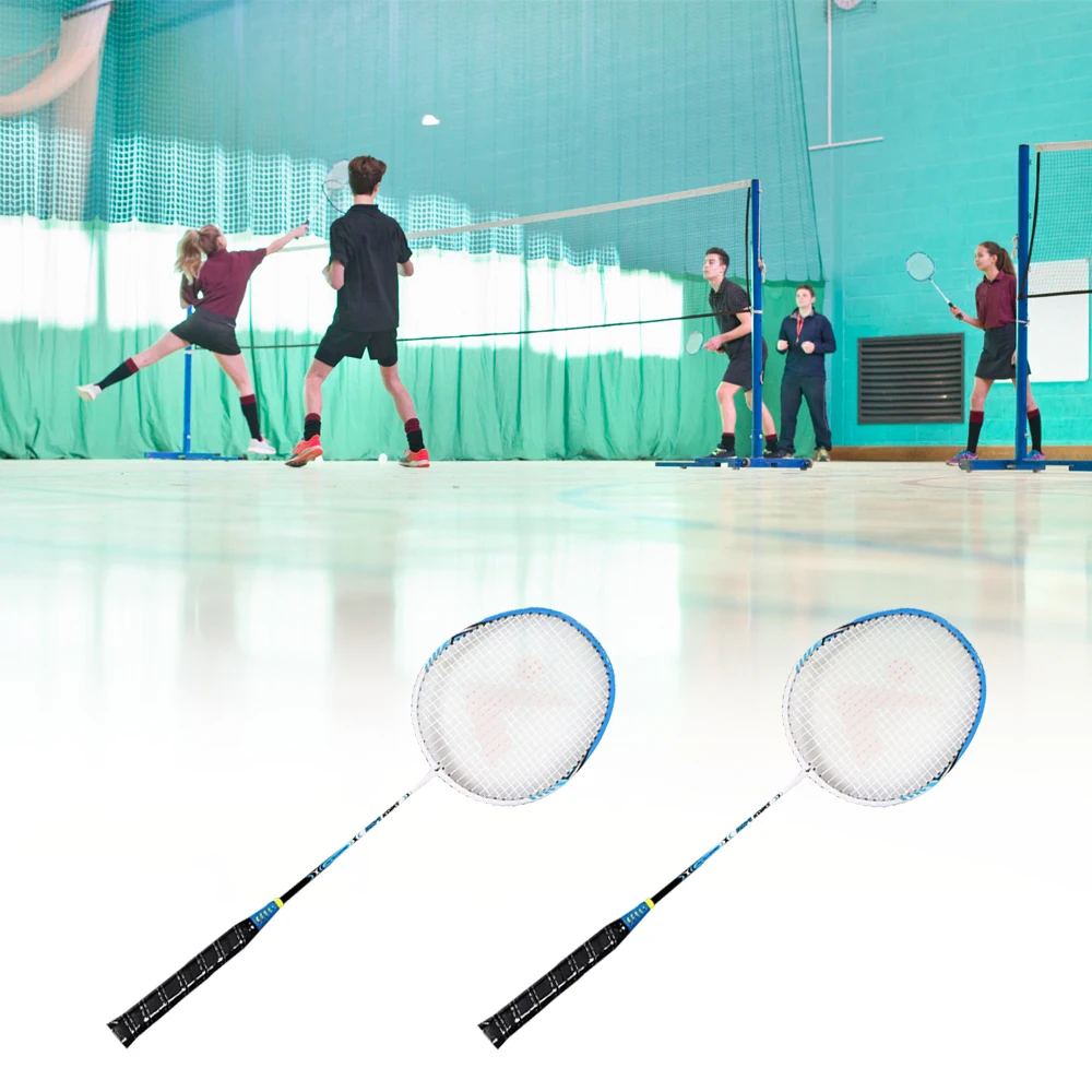 2 Player Badminton Racket Set Aluminum Indoor Outdoor Sports Practice Badminton Racquet with Cover Bag
2 Player Badminton Racket Set Aluminum Indoor Outdoor Sports Practice Badminton Racquet with Cover Bag