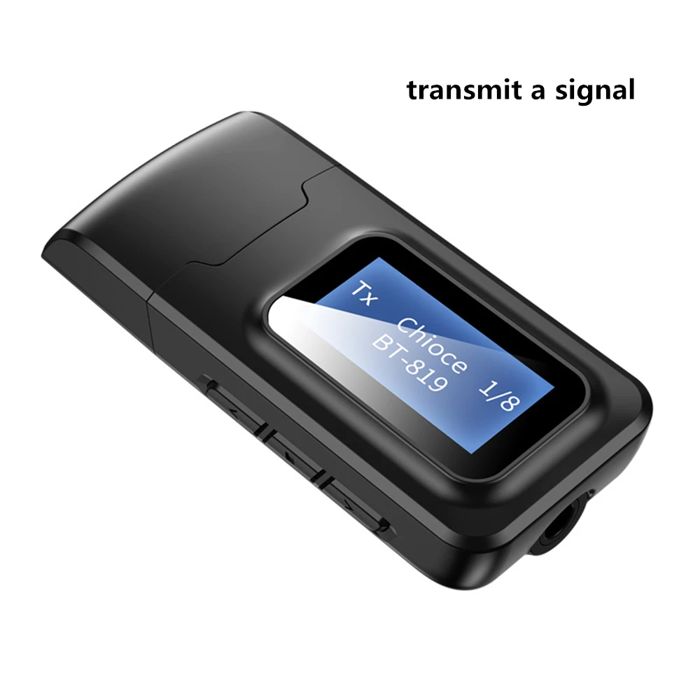 4 in 1 On-Screen Bluetooth Adapter Bluetooth 5.0 Transmitter Receiver Wireless Audio 3.5mm USB AUX Adapter
4 in 1 On-Screen Bluetooth Adapter Bluetooth 5.0 Transmitter Receiver Wireless Audio 3.5mm USB AUX Adapter