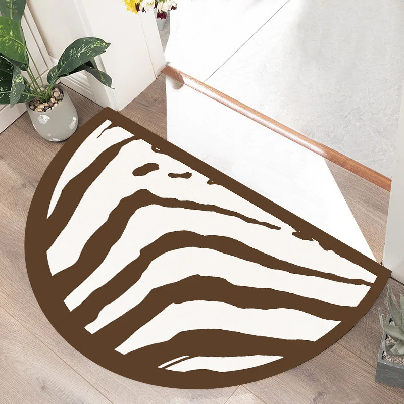 Drop Shipping Semicircle Non-Slip Door Mat Floor Mats Floor Rug For Living Room Bedroom Machine Washable Room Zebra Pattern Mat
Drop Shipping Semicircle Non-Slip Door Mat Floor Mats Floor Rug For Living Room Bedroom Machine Washable Room Zebra Pattern Mat