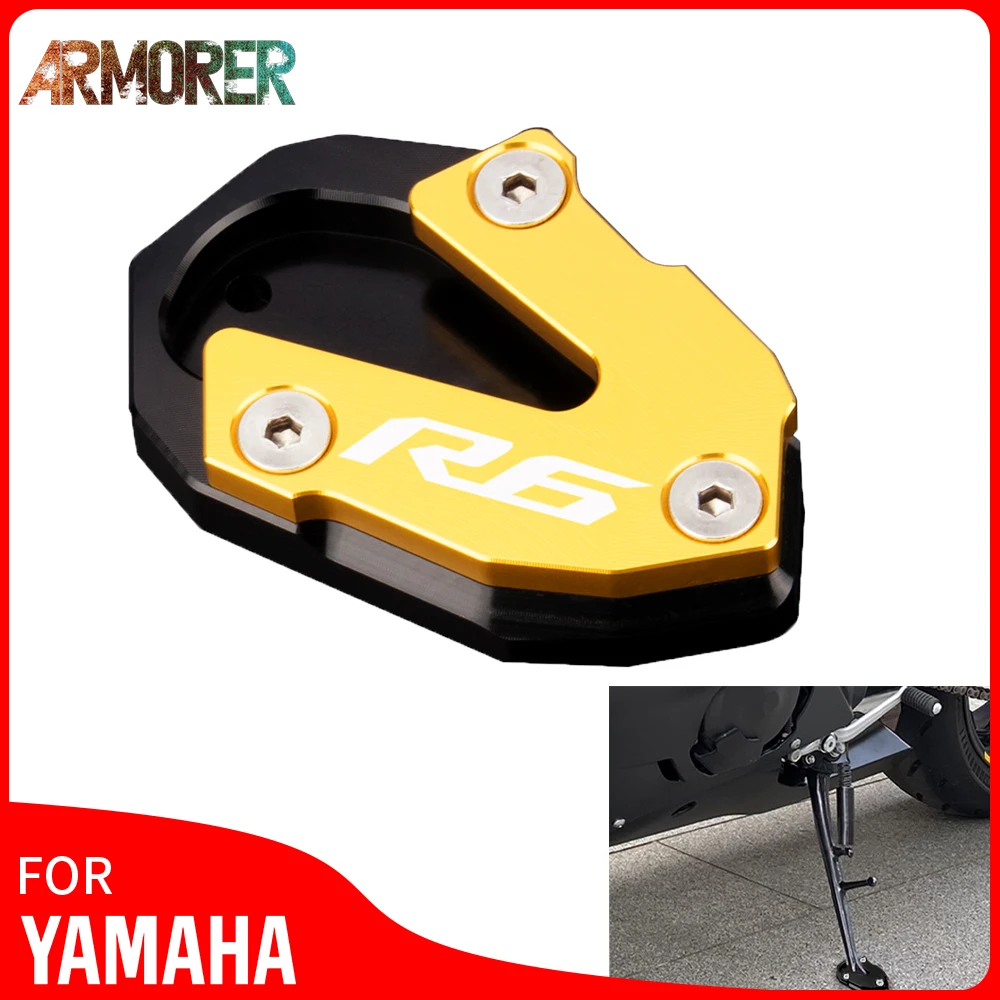 Motorcycle CNC Kickstand Foot Side Stand Extension Pad Support Plate Enlarge Stand For YAMAHA YZF-R6 YZFR6 YZF R6 2013 - 2020
Motorcycle CNC Kickstand Foot Side Stand Extension Pad Support Plate Enlarge Stand For YAMAHA YZF-R6 YZFR6 YZF R6 2013 - 2020