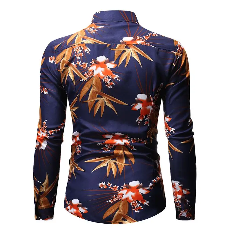Stylish Flower Print Men's Shirt 2019 Autumn New Long Sleeve Shirts for Man Holiday Casual Slim Fit Basic Wedding Camisa Hombre
Stylish Flower Print Men's Shirt 2019 Autumn New Long Sleeve Shirts for Man Holiday Casual Slim Fit Basic Wedding Camisa Hombre
