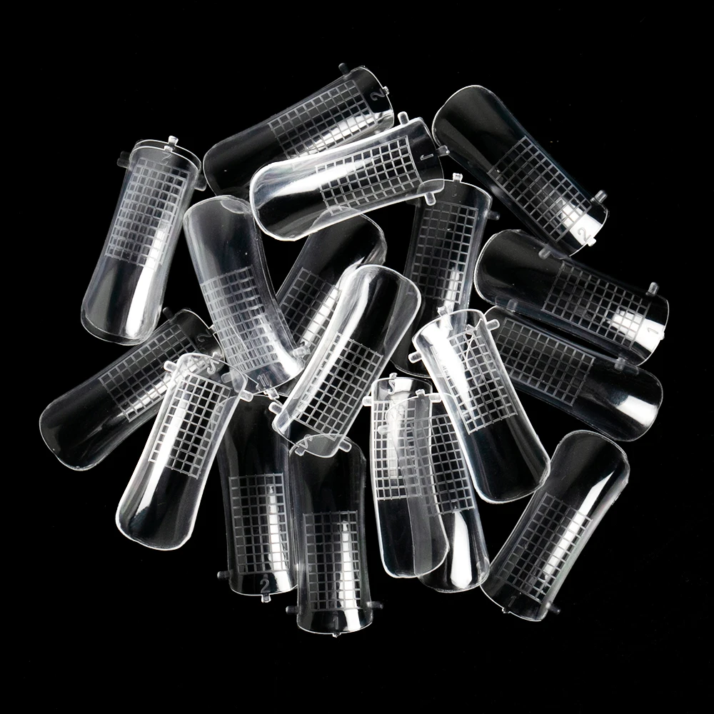 100 pcs Clear Full Cover Nail Forms Acrylic False Fake Nails Quick Building Mold Tips Nail Finger Extension
100 pcs Clear Full Cover Nail Forms Acrylic False Fake Nails Quick Building Mold Tips Nail Finger Extension