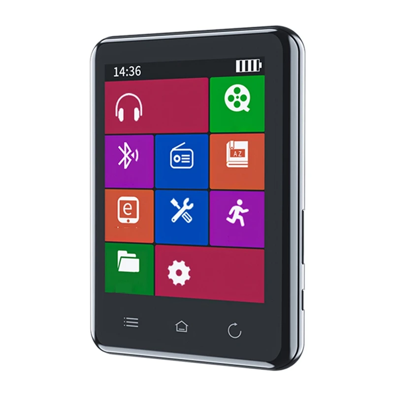 RUIZU D66 Bluetooth 5.0 MP3 Player Press Screen Music Player Portable FM Recorder E-Book Clock
RUIZU D66 Bluetooth 5.0 MP3 Player Press Screen Music Player Portable FM Recorder E-Book Clock