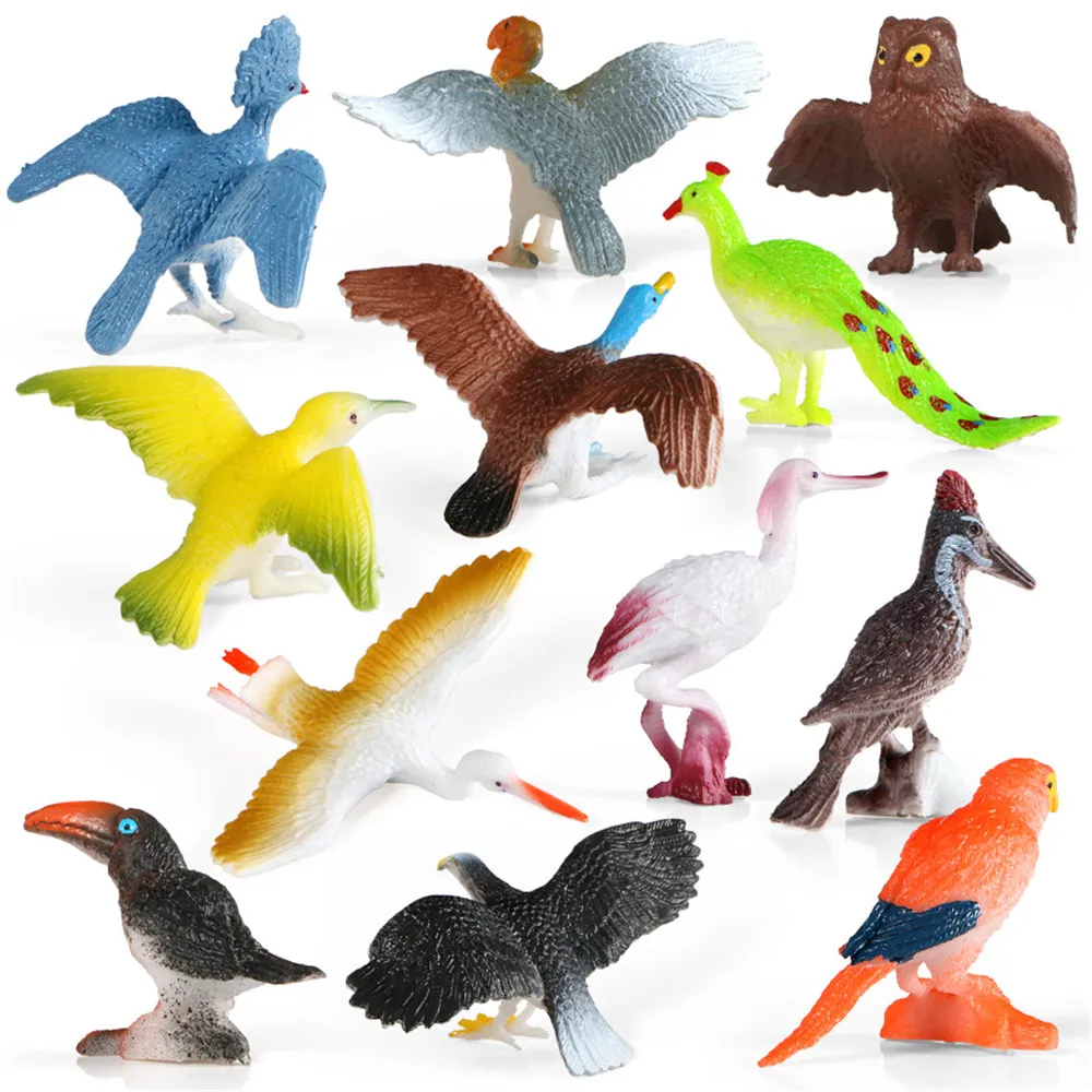 12Pcs Pelican Bald Eagle Snowy Owl Common Ostrich Parrot Birds Model Action Toy Figures Learning Education Birds Gifts
12Pcs Pelican Bald Eagle Snowy Owl Common Ostrich Parrot Birds Model Action Toy Figures Learning Education Birds Gifts