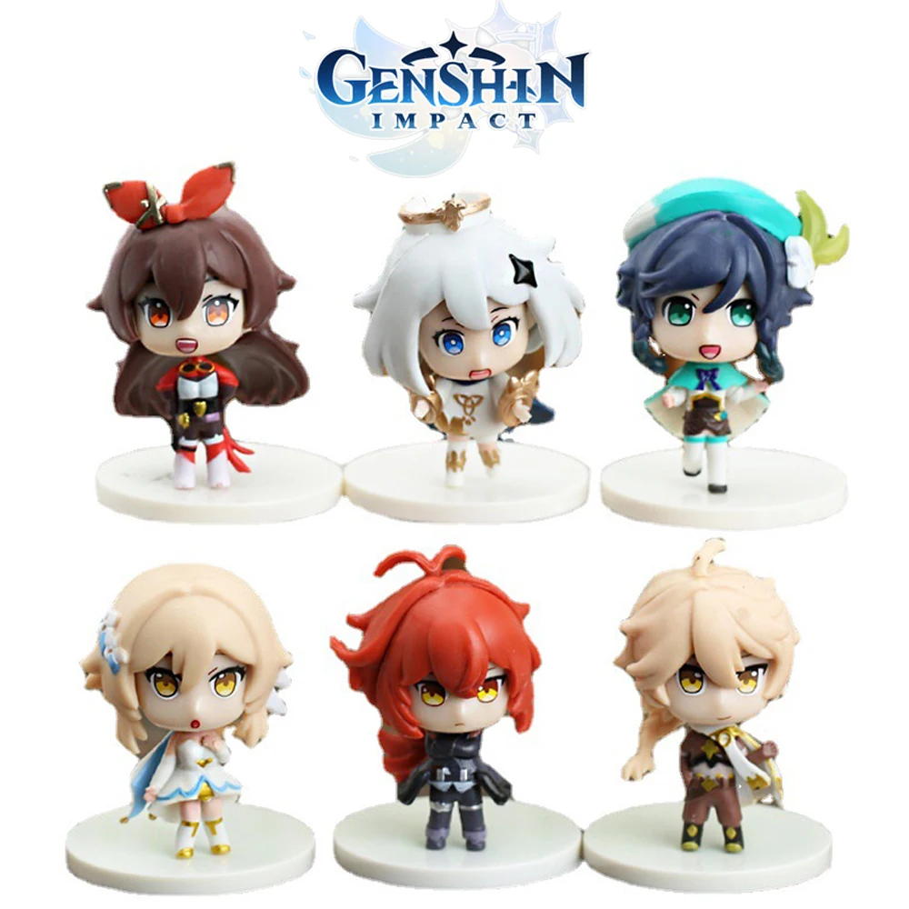 6pcs Genshin Impact Account Kawaii Paimon Anime Action Figures Mini Q Posket Toys Diluc Venti Model Girls Kids Men Birthday Gift
6pcs Genshin Impact Account Kawaii Paimon Anime Action Figures Mini Q Posket Toys Diluc Venti Model Girls Kids Men Birthday Gift