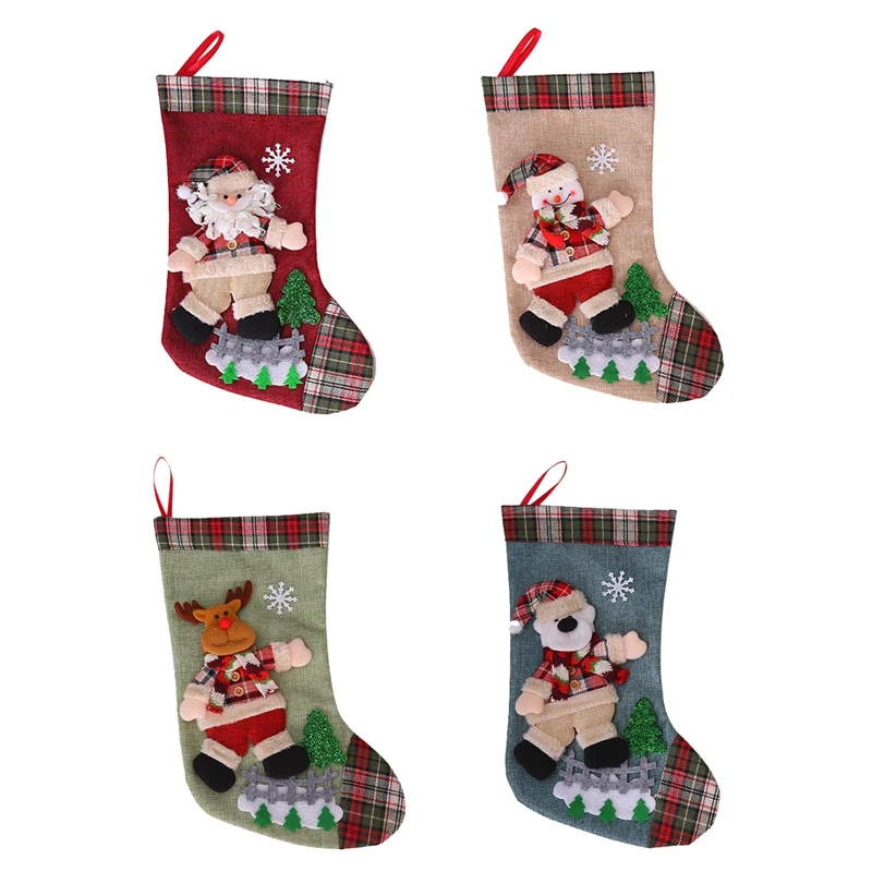 Christmas Stockings - 4 Pack Plaid Classic Large Christmas Stockings For Family Christmas Holiday Party Decoration
Christmas Stockings - 4 Pack Plaid Classic Large Christmas Stockings For Family Christmas Holiday Party Decoration