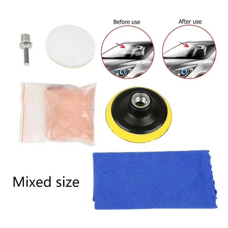 A5KD 5pcs Car Polish Glass Windshield Polishing Kit Scratch Removal Auto Window Glass Polished Remover Repair Tool
A5KD 5pcs Car Polish Glass Windshield Polishing Kit Scratch Removal Auto Window Glass Polished Remover Repair Tool