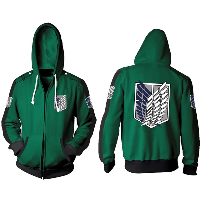 COFUNAttack on Titan Hoodie Eren Jaeger Jacket Unisex Casual Sweater 3D Printed Long Sleeve Sweatershirts
COFUNAttack on Titan Hoodie Eren Jaeger Jacket Unisex Casual Sweater 3D Printed Long Sleeve Sweatershirts