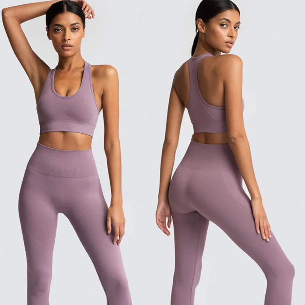 New Women Yoga Suits Bra And Legging 2 Pcs Sets Gym Fitness Workout Seamless Leggings Running Sport High Waist Pants Sportswear
New Women Yoga Suits Bra And Legging 2 Pcs Sets Gym Fitness Workout Seamless Leggings Running Sport High Waist Pants Sportswear