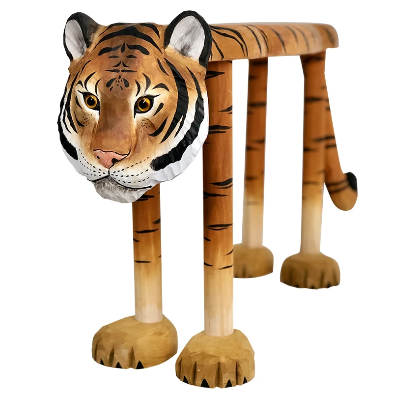TT Shoe Changing Stool Home Doorway Solid Wood Hand Carved Creative Tiger Head Hallway Footstool
TT Shoe Changing Stool Home Doorway Solid Wood Hand Carved Creative Tiger Head Hallway Footstool
