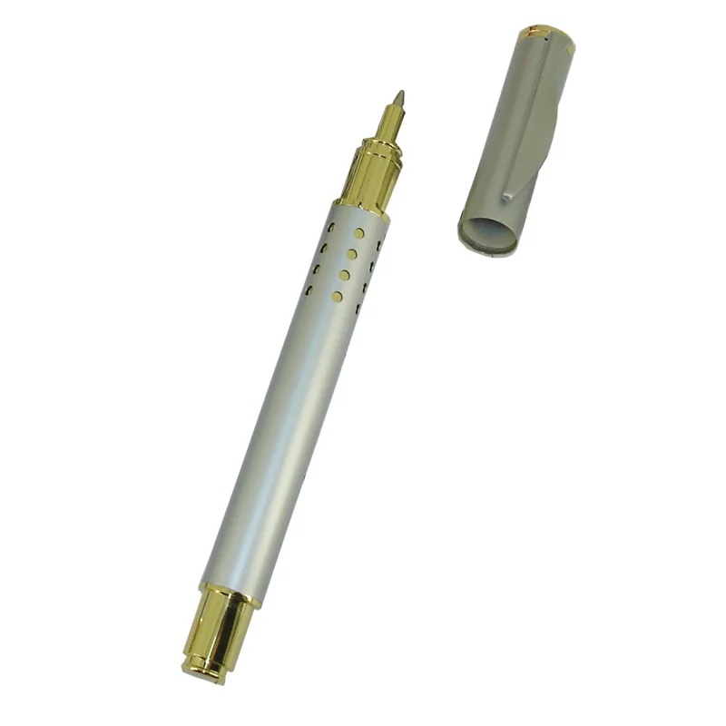 ACMECN Silver & Gold Metal Pen Roller Ball Liquid Ink Refill Retro Classic Roller Ball Pen with 24 hole Design Roller Pen Luxury
ACMECN Silver & Gold Metal Pen Roller Ball Liquid Ink Refill Retro Classic Roller Ball Pen with 24 hole Design Roller Pen Luxury