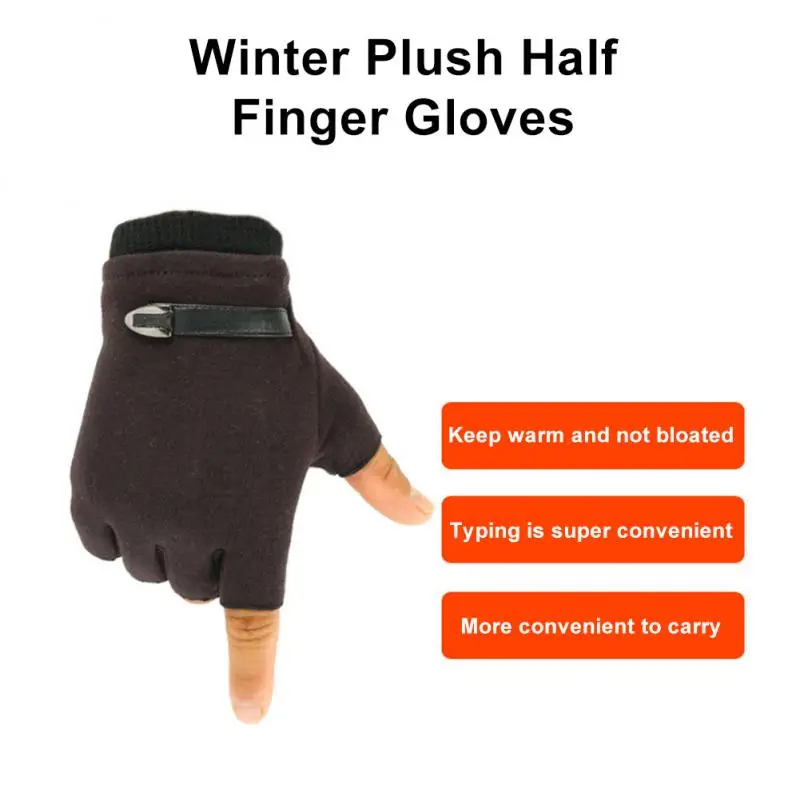 Sports Half Finger Cycling Gloves Windproof Two-finger Glove Autumn And Winter Warm Gloves MTB Road Bike Sports Gloves
Sports Half Finger Cycling Gloves Windproof Two-finger Glove Autumn And Winter Warm Gloves MTB Road Bike Sports Gloves