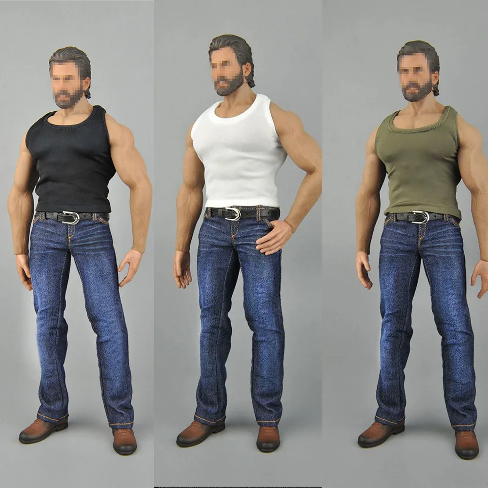 Sports Vest Jeans Suit Shoes Accessory CEN-M08 1/6 Scale Male Figure Clothes Model for 12'' Strong Muscle Action Figure Body
Sports Vest Jeans Suit Shoes Accessory CEN-M08 1/6 Scale Male Figure Clothes Model for 12'' Strong Muscle Action Figure Body