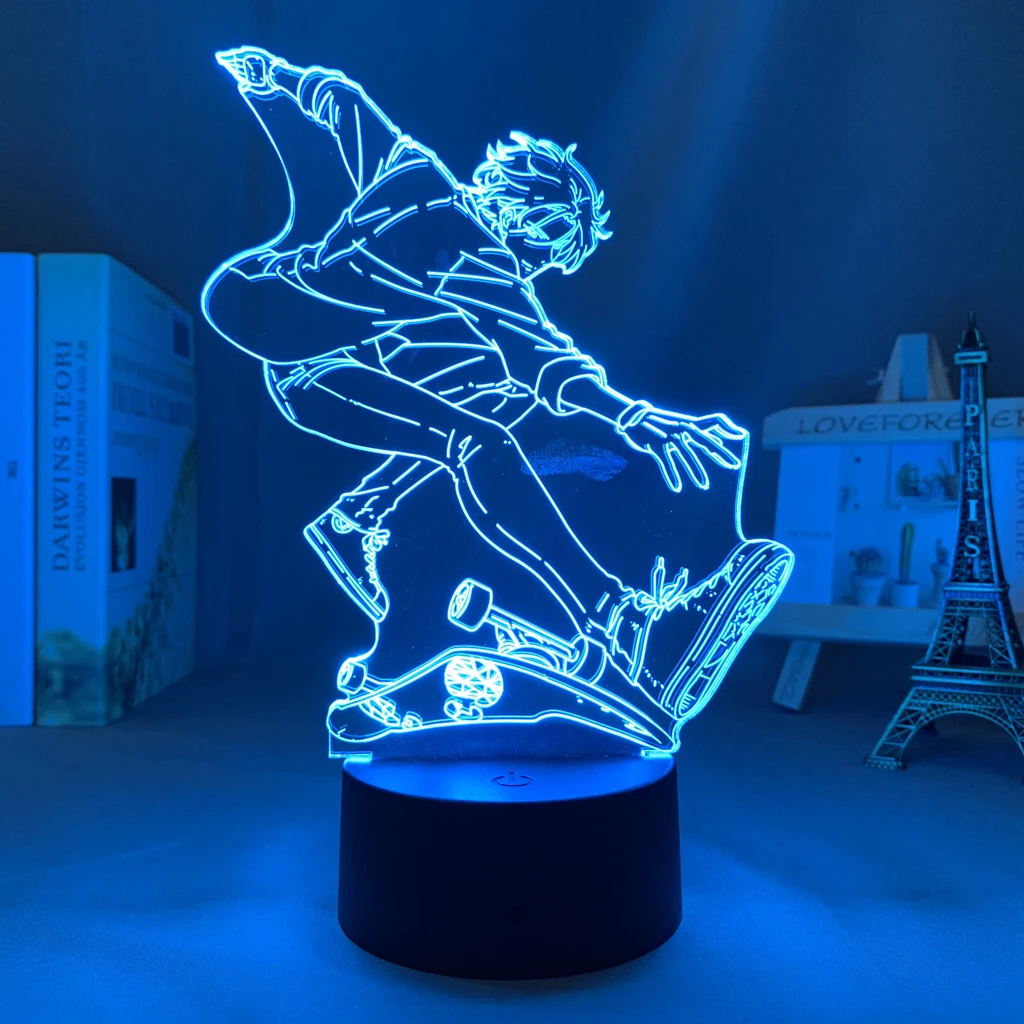 Светильник светодиодный для спальни с рисунком аниме SK8 The Infinity Langa, настольная лампа для манги SK8, 3d ночсветильник в подарок на день рождения
Светильник светодиодный для спальни с рисунком аниме SK8 The Infinity Langa, настольная лампа для манги SK8, 3d ночсветильник в подарок на день рождения