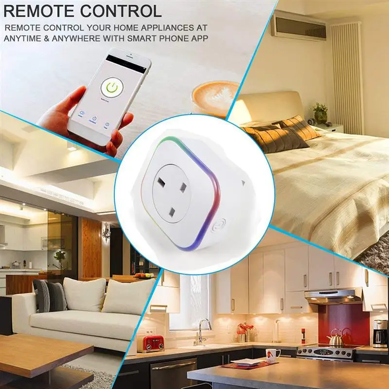 Wireless Remote Control Smart Socket For Alexa Google Home Smart Socket Wifi EU UK Usb Charger Socket For Wall Outlet Extender
Wireless Remote Control Smart Socket For Alexa Google Home Smart Socket Wifi EU UK Usb Charger Socket For Wall Outlet Extender