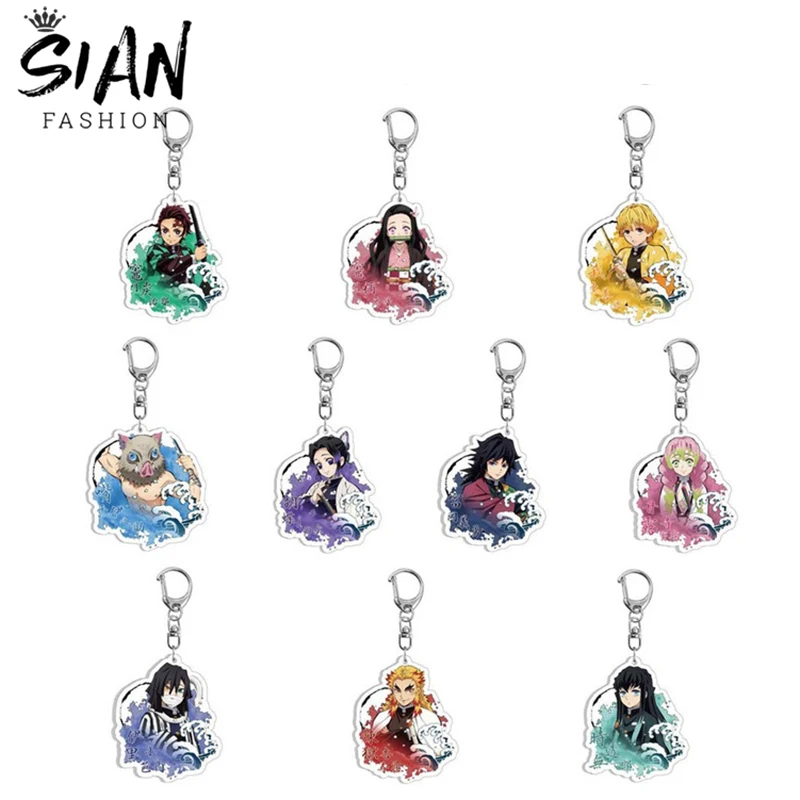 Anime Demon Slayer Acrylic Keychain Pendant Posket Kamado Tanjirou Kamado Nezuko Figures Keyrings Double Side Unisex Jewelry
Anime Demon Slayer Acrylic Keychain Pendant Posket Kamado Tanjirou Kamado Nezuko Figures Keyrings Double Side Unisex Jewelry